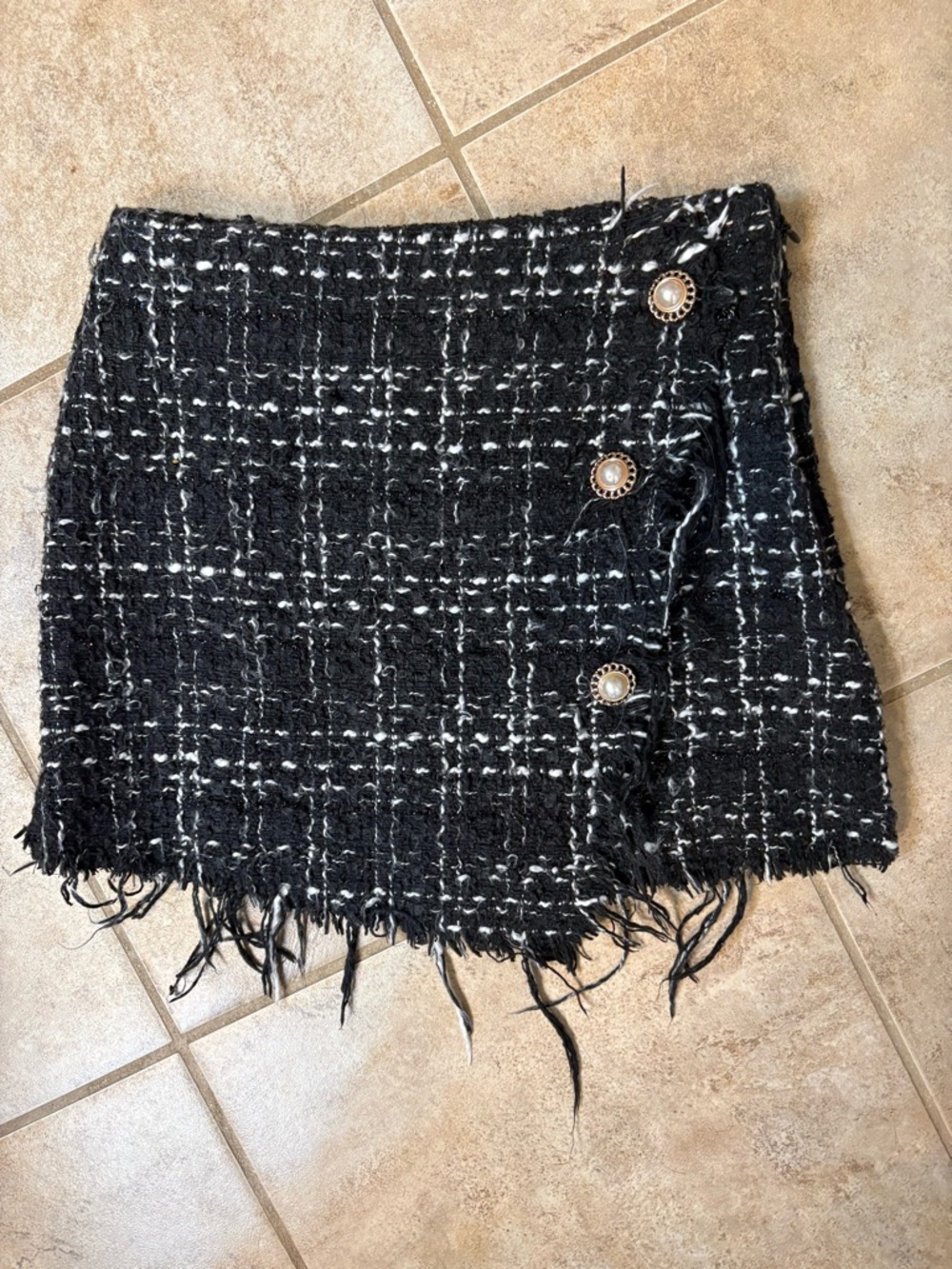 🍭franki Tweed Skirt